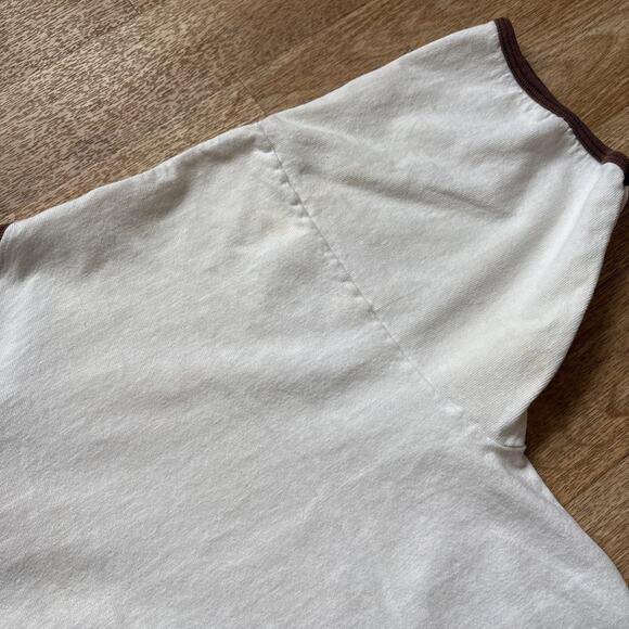 Vintage Champion Ringer T Shirt 80s At. Lawrence University Jersey Knit XL - Picture 11 of 11